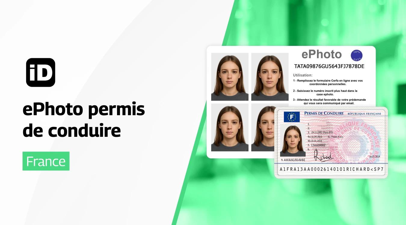 E photo permis de conduire