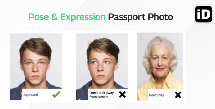 accepted rejected Pose Expression UK Passport Photo accepted rejected Pose Expression UK Passport Photo