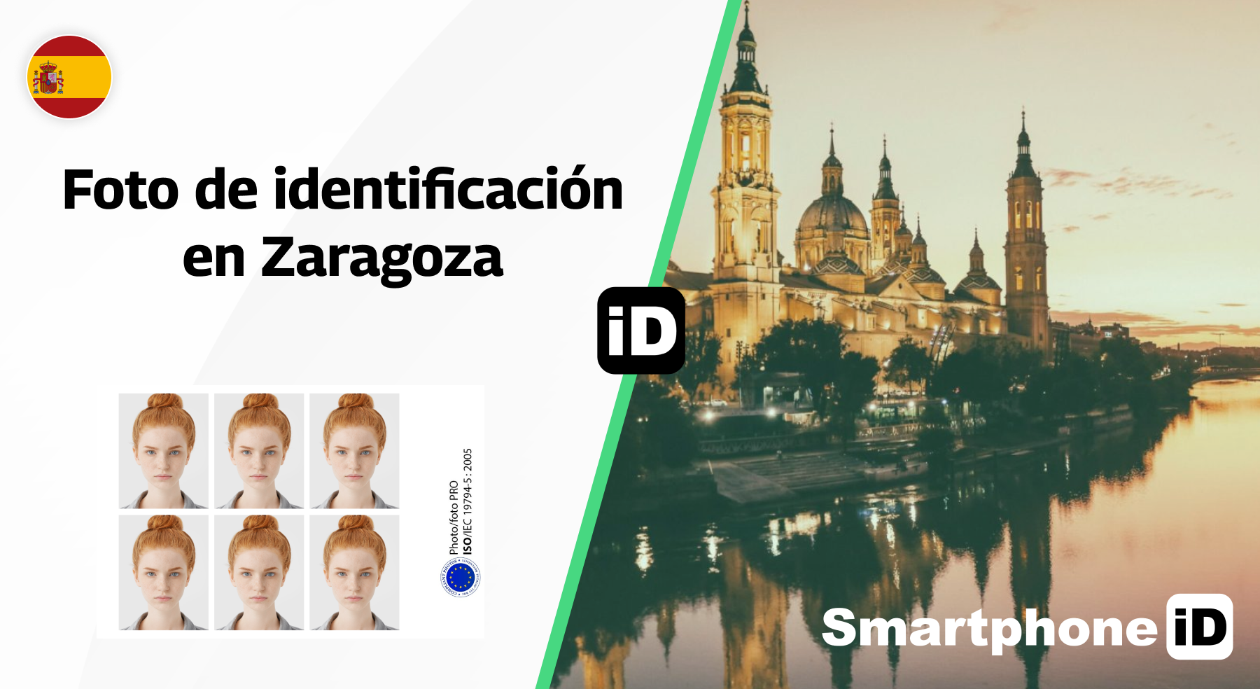Foto de identificación en Zaragoza