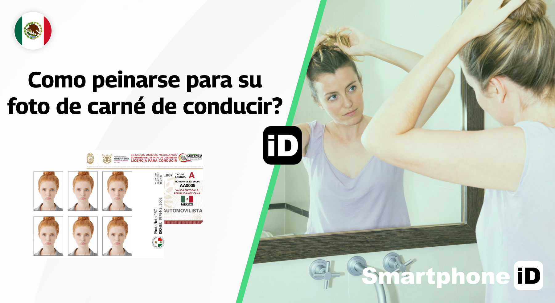 Como peinarse para su foto de carné de conducir Como peinarse para su foto de carné de conducir