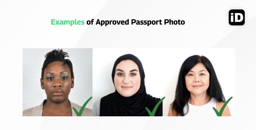 Examples of Approved Passport Photo