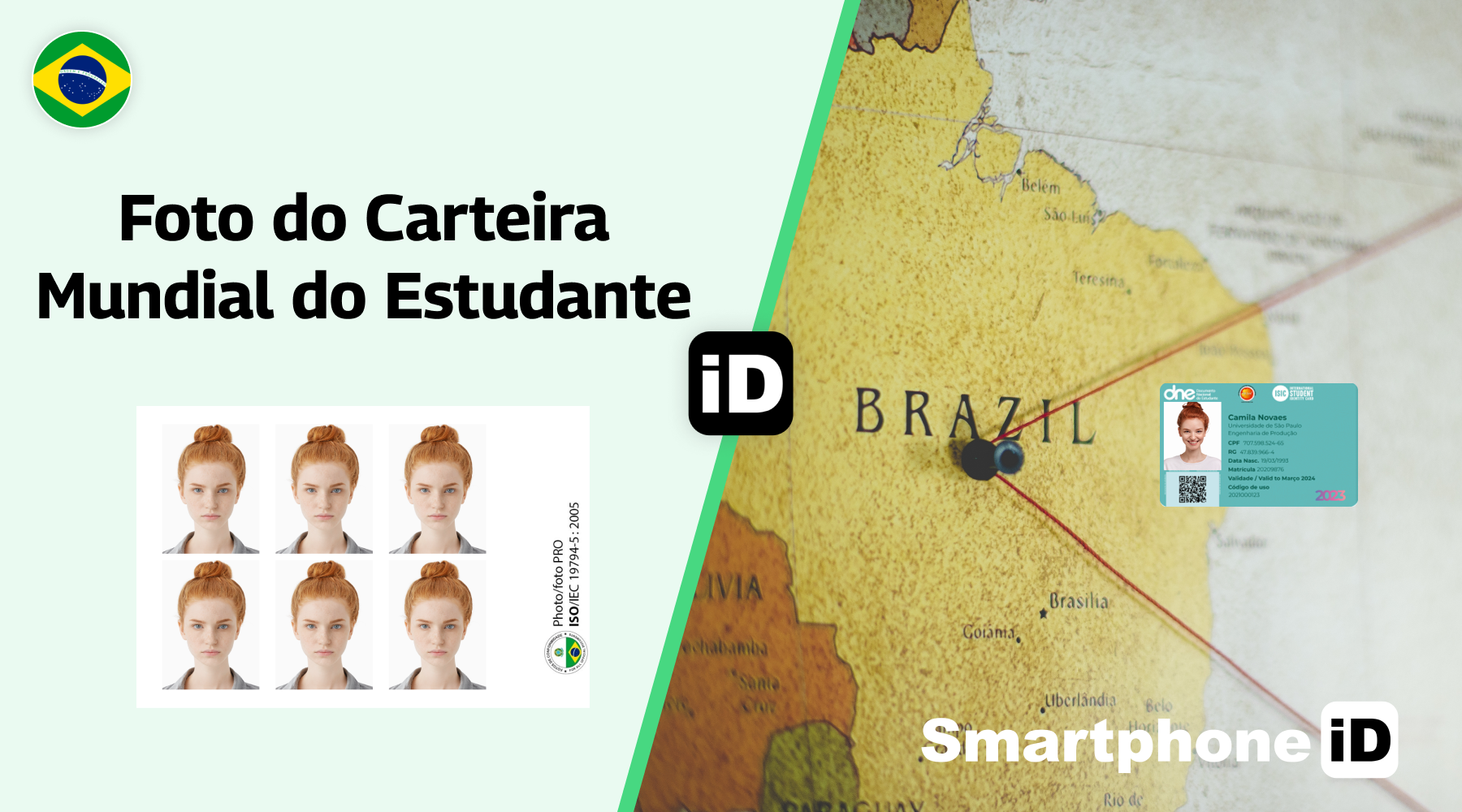Foto do Carteira Mundial do Estudante Foto do Carteira Mundial do Estudante