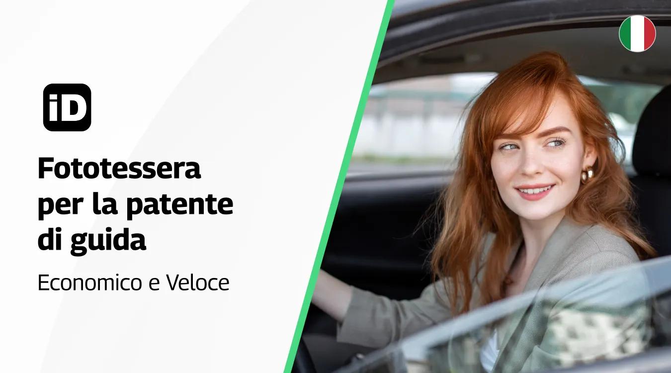 Fototessera per la patente di guida Italiana Fototessera per la patente di guida Italiana