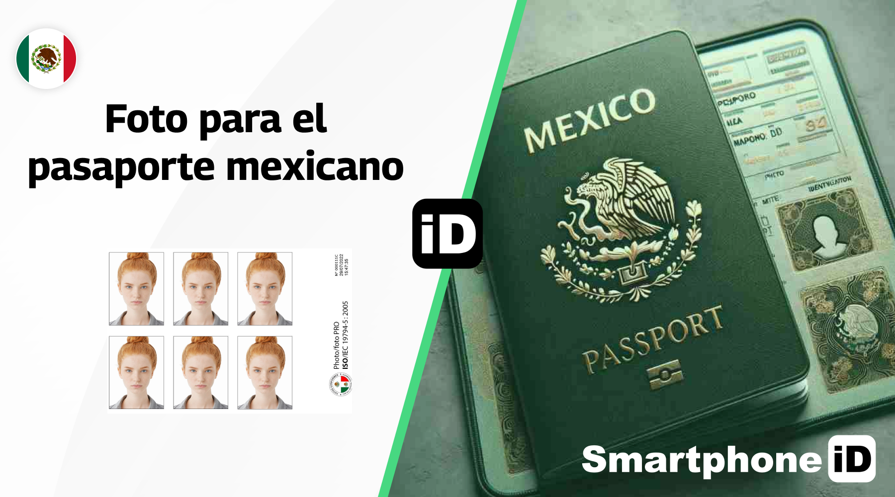 Foto para el pasaporte mexicano Foto para el pasaporte mexicano