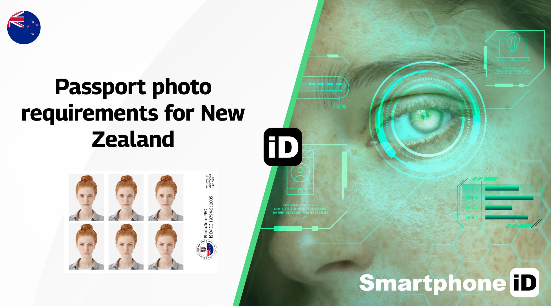 Passport photo requirements for New Zealand