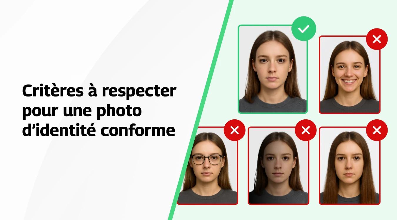 Quels sont les critères à respecter pour une photo carte d'identité