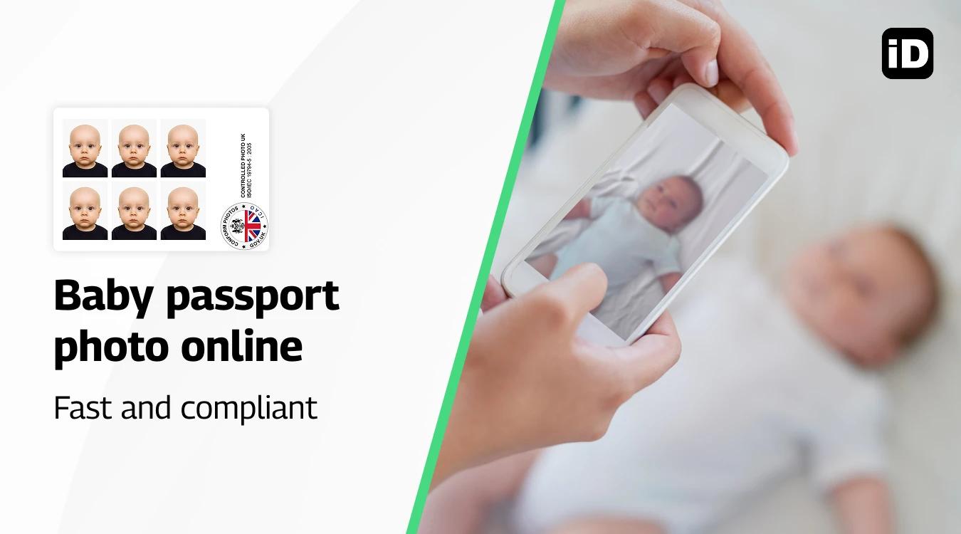 Baby passport photo online UK
