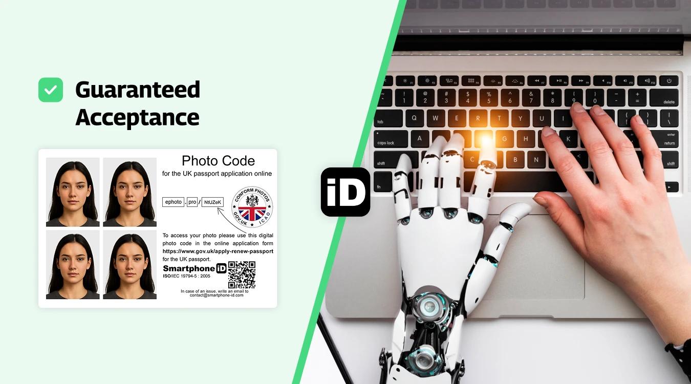 guaranteed acceptance on uk passport photo online