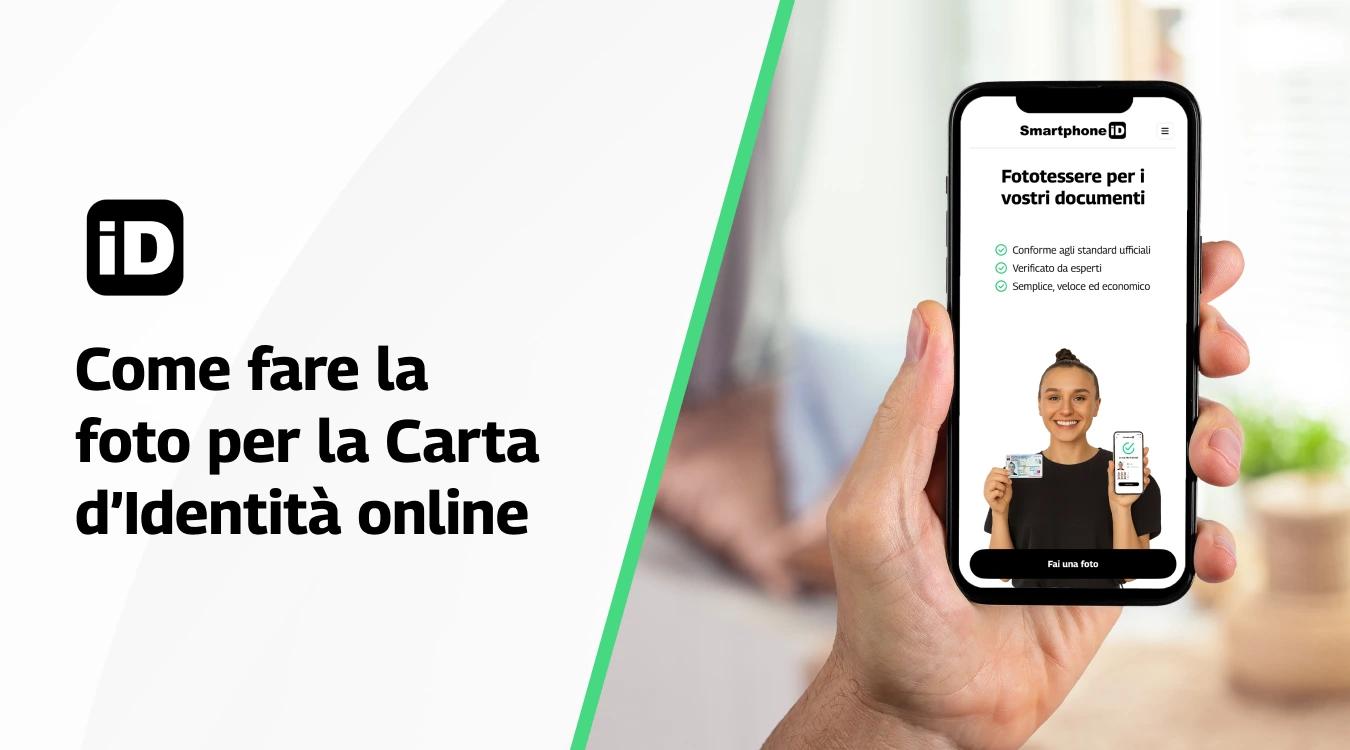 foto per la Carta d’Identità italiana da casa con Smartphone ID foto per la Carta d’Identità italiana da casa con Smartphone ID