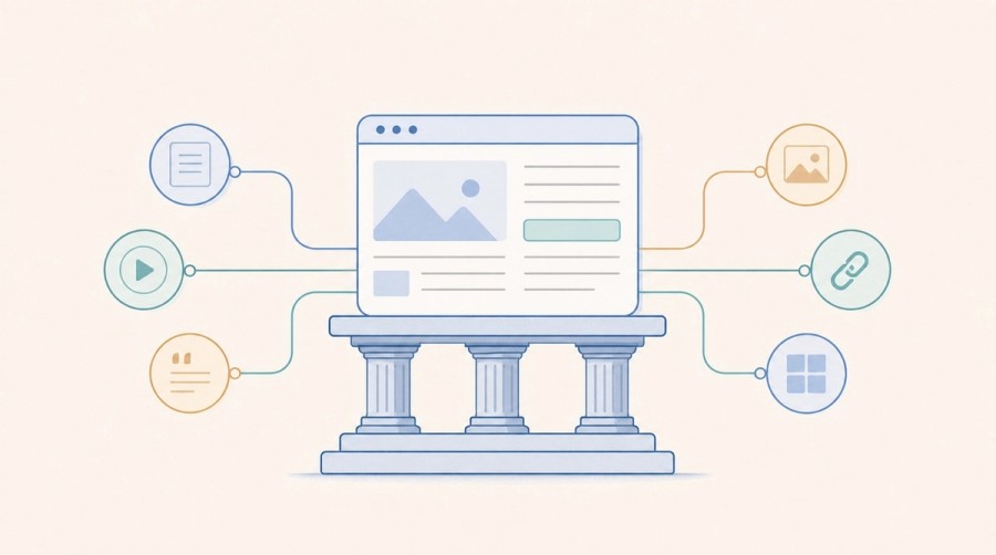 Inbound links support an authoritative webpage on a strong foundation.