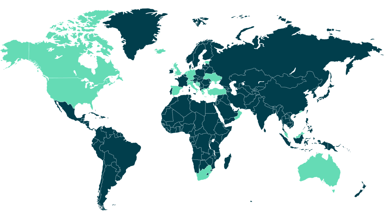 Map of the world