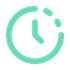 Clock icon.
