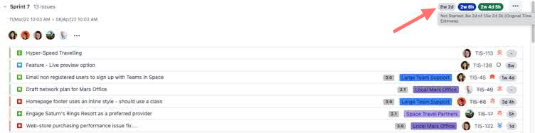 calculating your team's capacity with jira time tracking