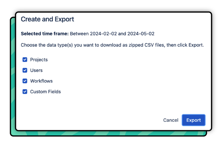 microscope for jira export module