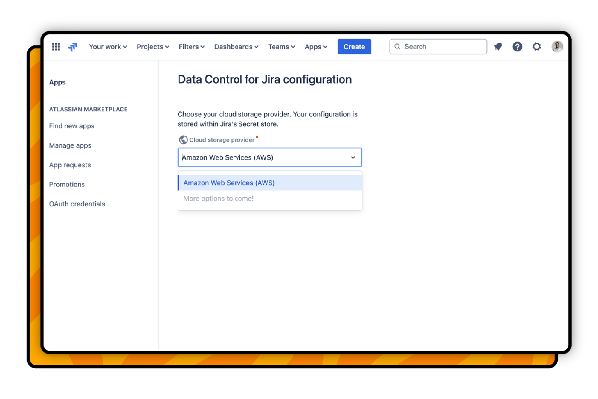 choose your cloud storage provider