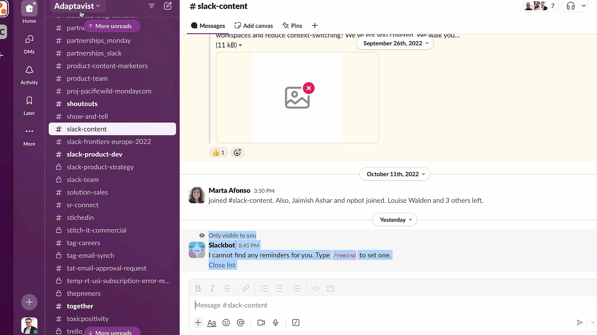 GIF showing how to configure notifications in Slack.