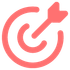 target icon in pink