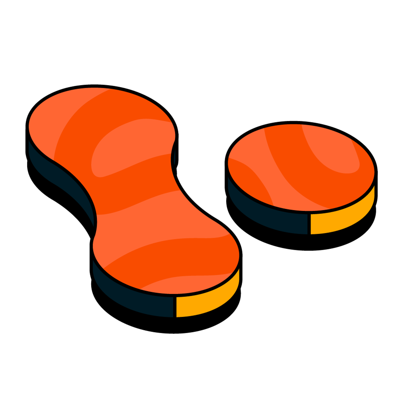 the adaptavist group glyph in an upscale illustration style