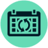 Recurring Tasks for monday.com logo.