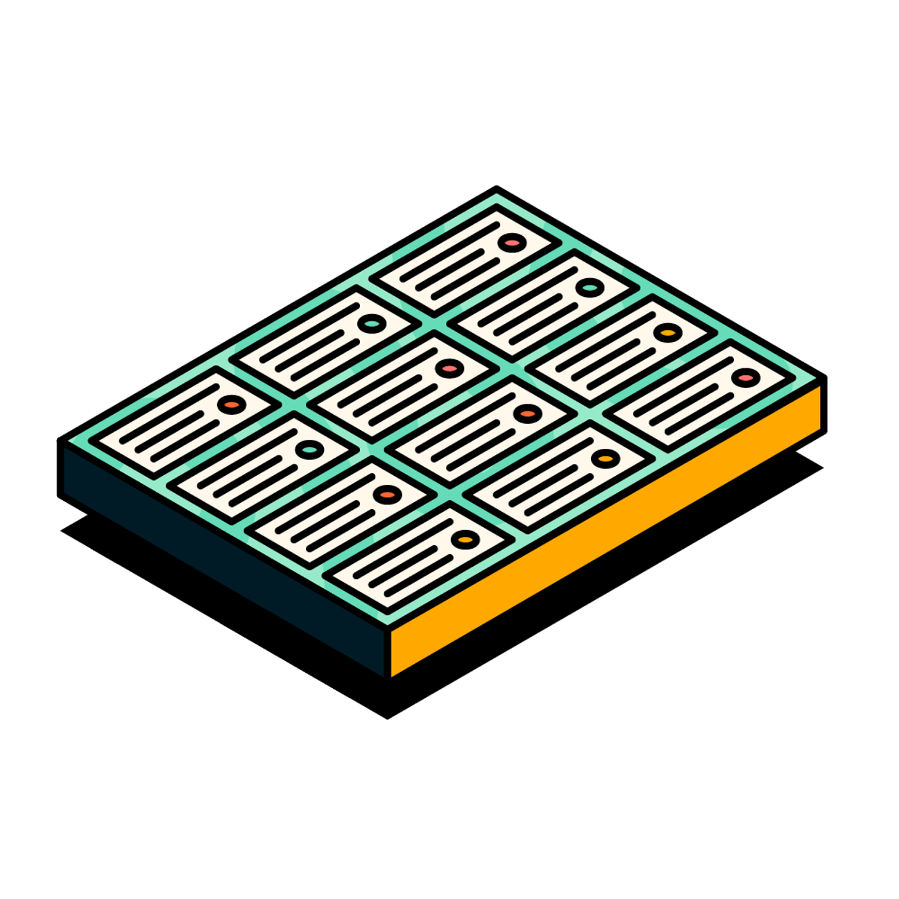 Jira board in Upscale illustration style