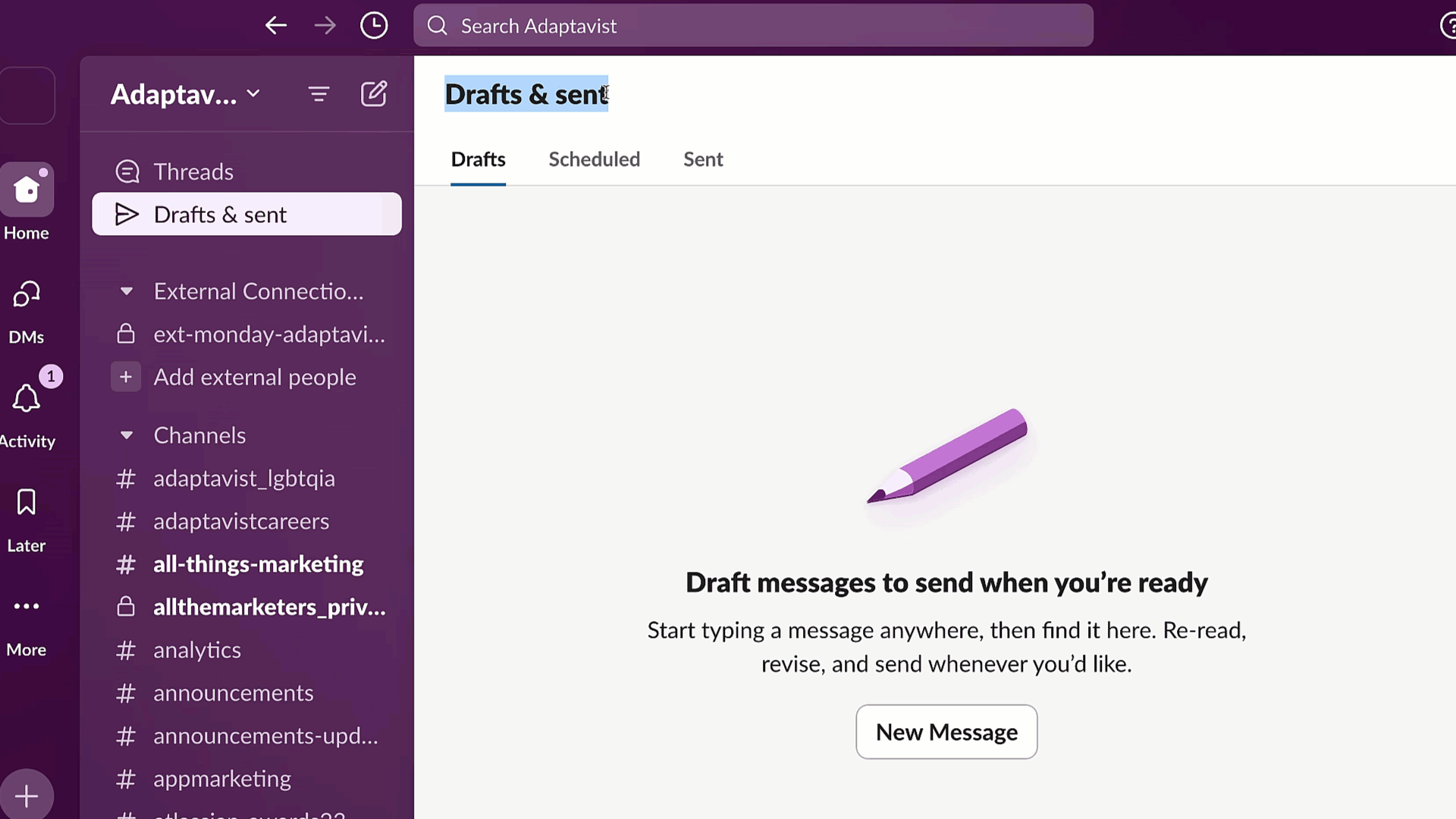 GIF showing how to join a Slack channel