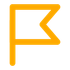 flag icon in yellow