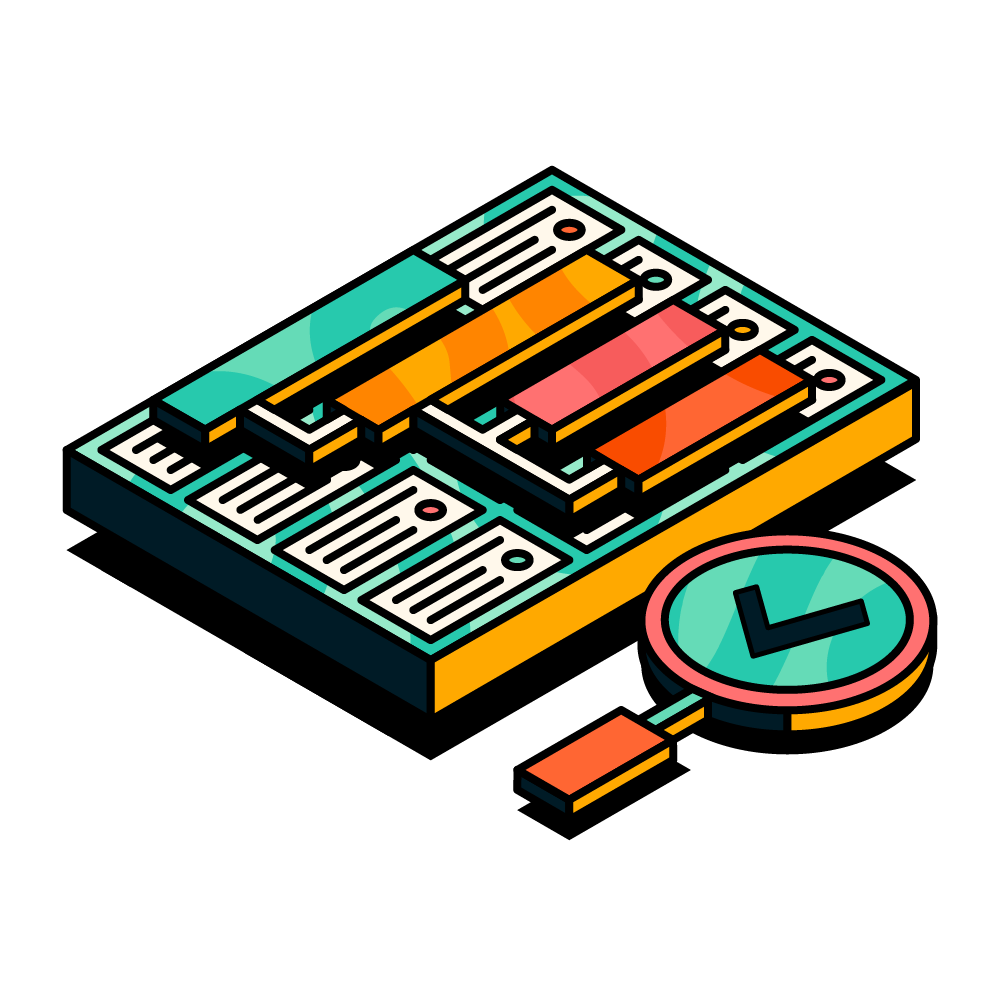 Hierarchy for jira hero illustration