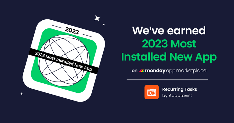 Recognised as one of the best monday.com apps of 2023