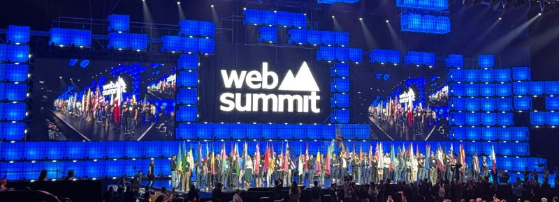 Photo of the Web Summit 2025 stage