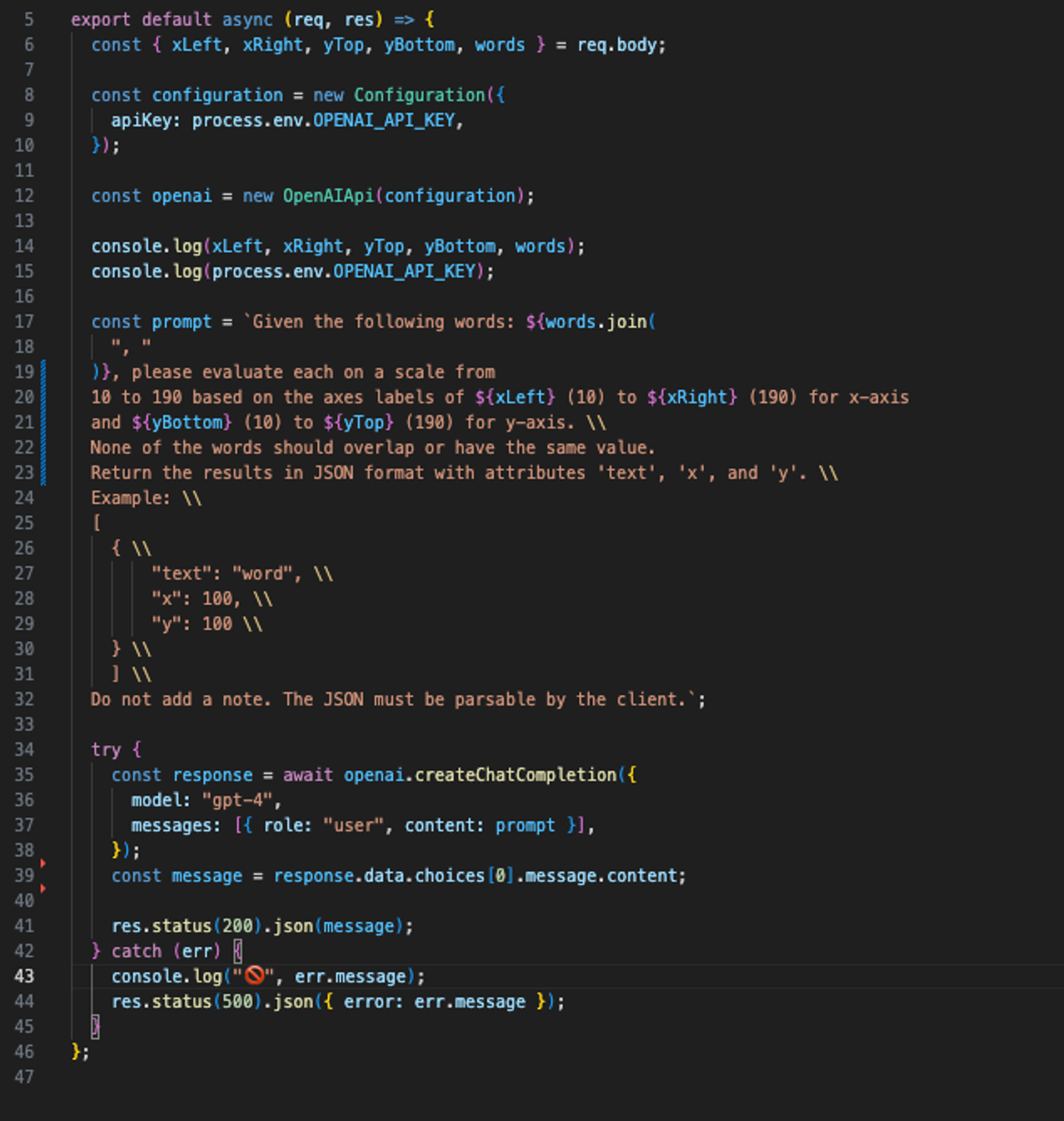code