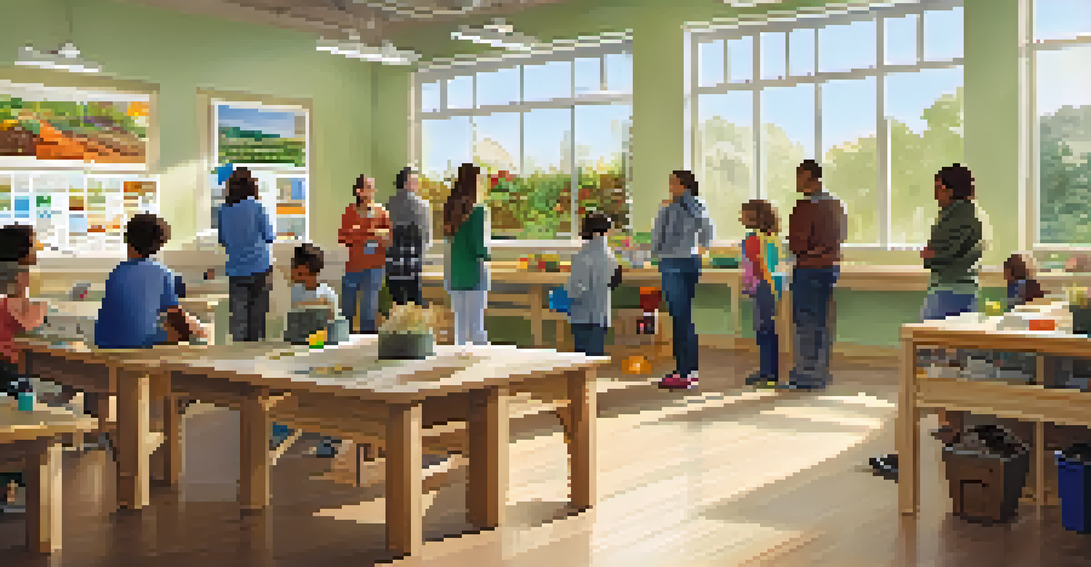A community workshop in Cupertino focused on composting and recycling with diverse residents participating.
