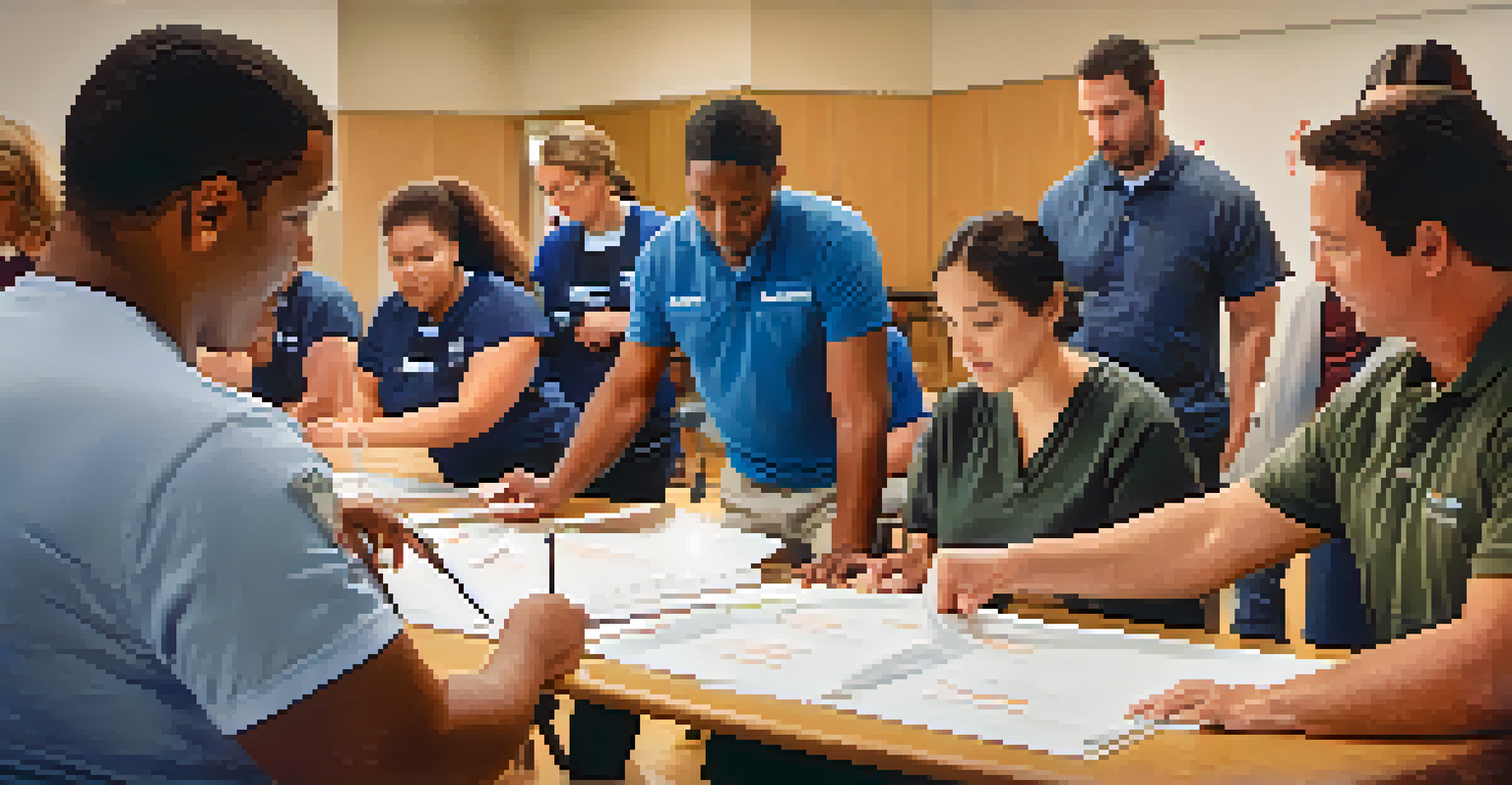 Community members participating in a first aid training workshop in Cupertino.