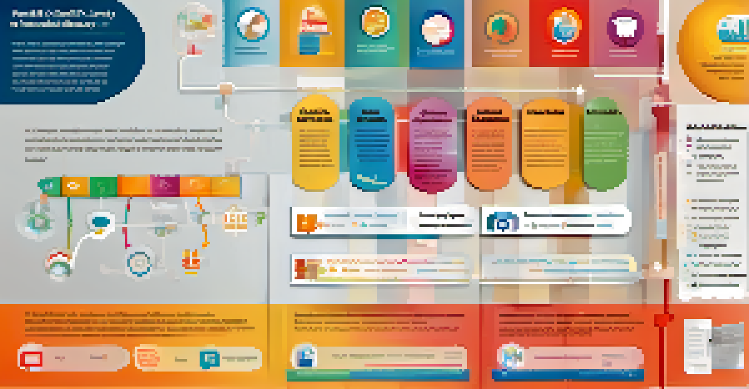 An infographic showing barriers to digital health literacy, with colorful icons and a clear layout.