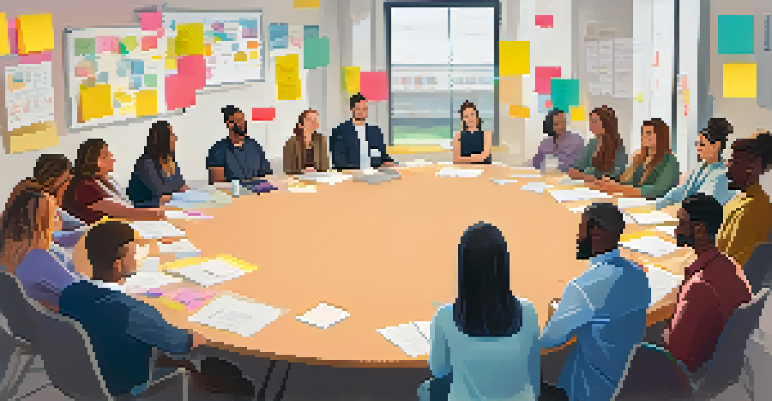 Diverse employees participating in a mental health workshop, sitting in a circle and engaging in open discussions.