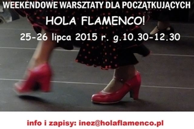 Plakat: Warsztaty dla początkujących, 25-26 lipca!