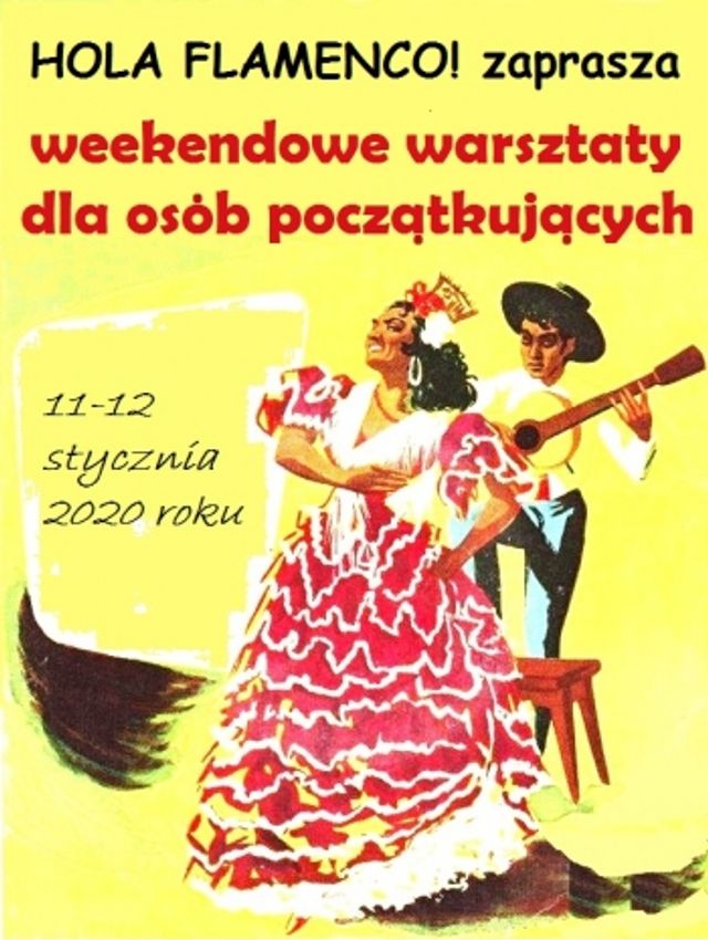 Plakat: Weekendowe warsztaty dla początkujących 11-12 stycznia 2020 r.
