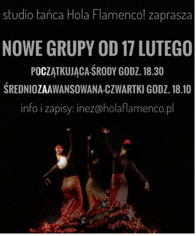 Plakat: NOWE GRUPY OD 17 LUTEGO BR.