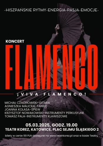 Plakat: KONCERT FLAMENCO 05.03.2025 godz. 19.00