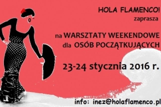 Plakat: Warsztaty dla osób początkujących 23-24 stycznia 2016 r.