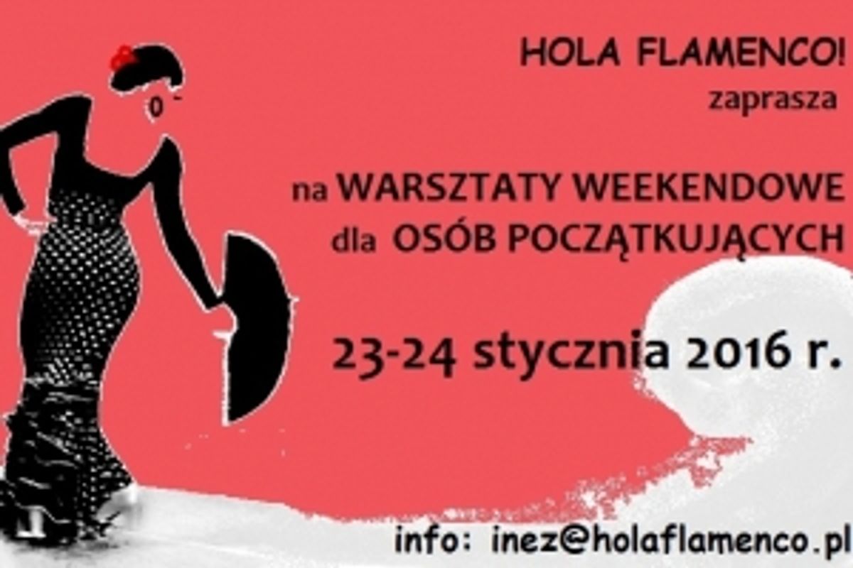 Plakat: Warsztaty dla osób początkujących 23-24 stycznia 2016 r.