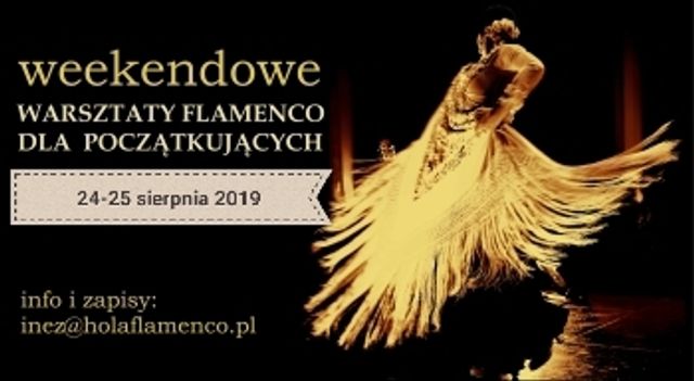 Plakat: Weekendowe warsztaty dla początkujących 24-25 sierpnia br.