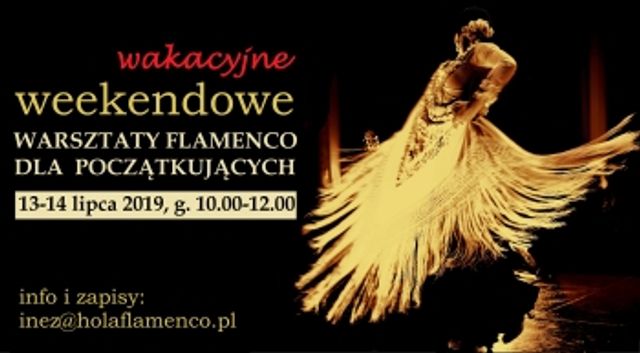 Plakat: Weekendowe warsztaty dla początkujących 13-14 lipca br.