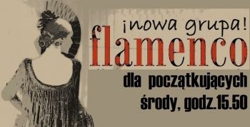 Plakat: Nowa grupa początkująca od 24 kwietnia br.