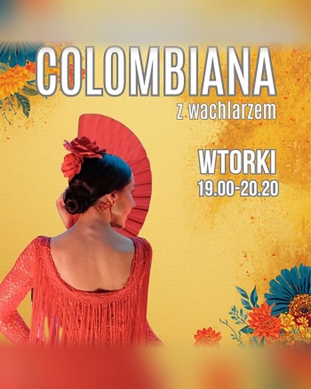 Plakat: Colombiana z wachlarzem
