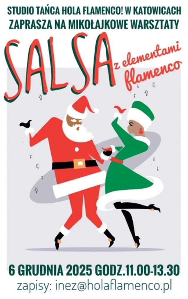 Plakat: SALSA z elementami FLAMENCO 06.12.2025