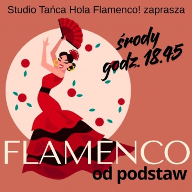 Plakat: NOWA GRUPA! Taniec flamenco dla osób początkujących