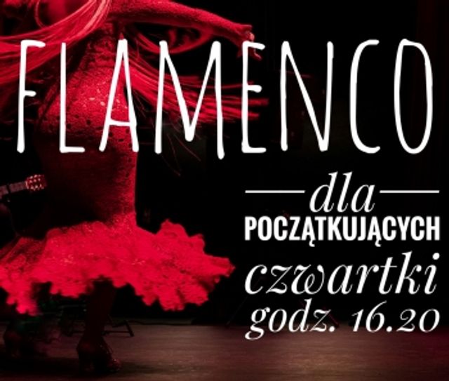 Plakat: Grupa początkująca, czwartki godz. 16.20