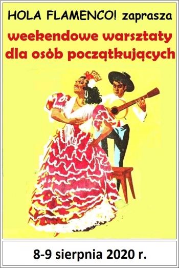 Plakat: Warsztaty weekendowe 8-9 sierpnia br.
