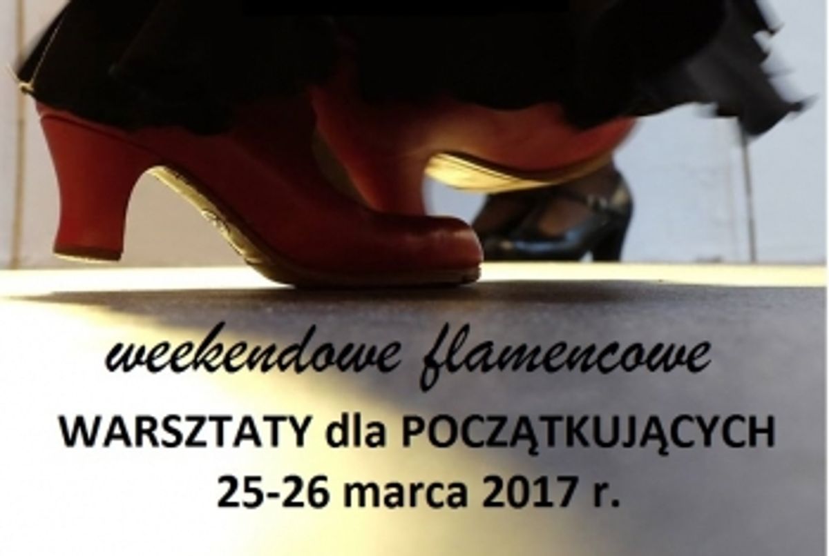 Plakat: Warsztaty weekendowe dla początkujących 25-26 marca 2017 r.