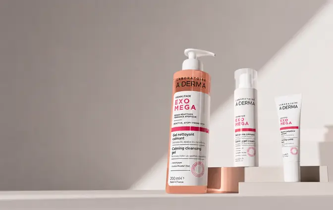 Nyheter fra A-Derma Exomega. Kjøp her